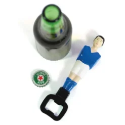 Flaschenöffner Foosball - Tischfußball Kicker Spielfigur, blau