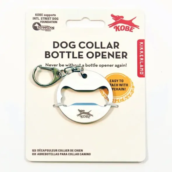 Flaschenöffner mit Karabiner DOG COLLAR KOBE