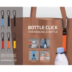 Flaschenhalter Bottle Click, braun