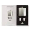 Flask and Shotglass Set Edelstahl - Flachmann + Schnapsgläser