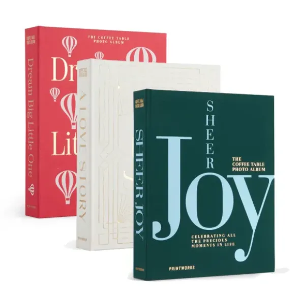 Fotoalbum Life in Pictures - Buch mit Stoffbezug + 30 Seiten