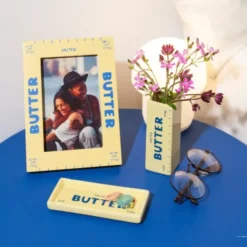 Fotorahmen Butter-Optik 19 x 15 cm gelb