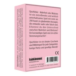 Fragespiel QUIZFIEBER Wahrheit oder Blödsinn