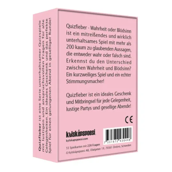 Fragespiel QUIZFIEBER Wahrheit oder Blödsinn