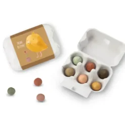 Frohe Ostern Küken - Eierschachtel mit 6 Samenbomben