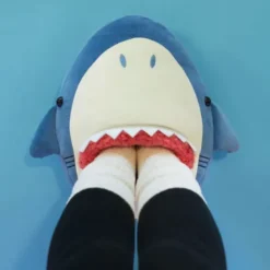 Fußwärmer SHARKY - Hausschuh Haifisch für beide Füße