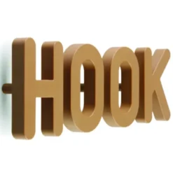 Garderobenhaken HOOK braun