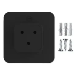 Garderobenhaken KLICK mit Fotorahmen, 2er Set schwarz