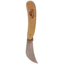 Gartenmesser mit Holzgriff, Gartenhippe