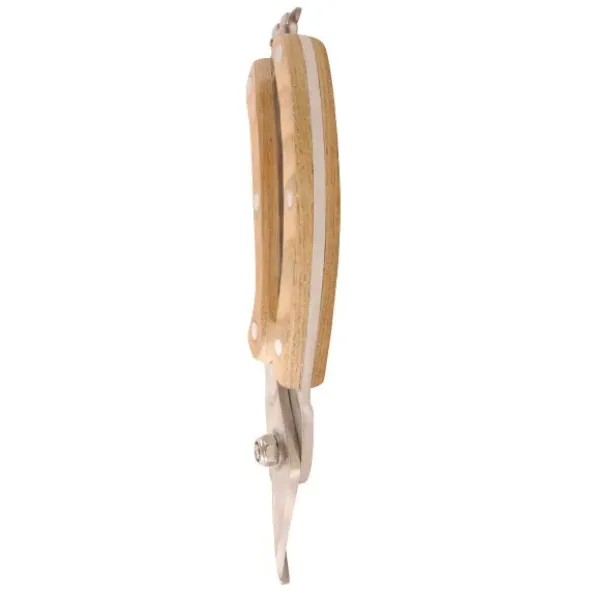Gartenschere mit Holzgriff, Edelstahl