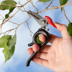 Gartenschere WOODPECKER 12,5 cm - Edelstahl Pflanzenschere Specht-Optik
