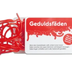 Geduldsfäden / Schachtel mit Fruchtgummischnüren