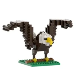 Geschenkbeutel mit BRIXIES Klemmbausatz ADLER - 113 Bausteine | Level 1