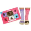 Geschenkbox Donuts, 6 Socken Gr. 37-42