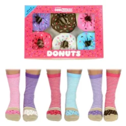 Geschenkbox Donuts, 6 Socken Gr. 37-42