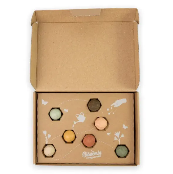 Geschenkbox Samenbomben 7er Set - Liebe Frau Lehrerin, ...