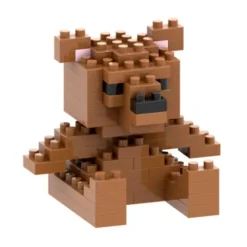 Geschenkkarte Teddybär mit Brixies Klemmbausatz TEDDY BEAR - 59 Bausteine