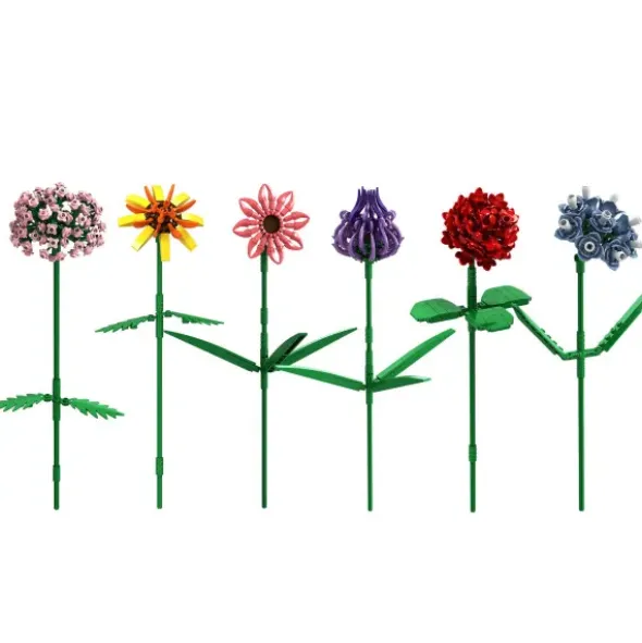 Geschenkschachtel Flower - BRIXIES Klemmbausatz Blume Astrantia