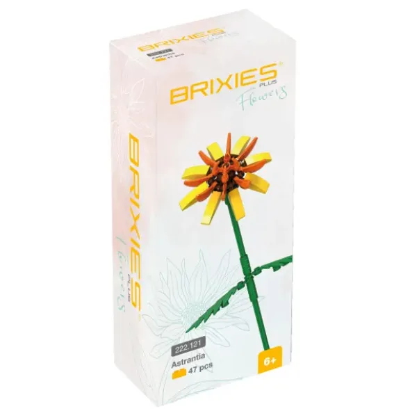 Geschenkschachtel Flower - BRIXIES Klemmbausatz Blume Astrantia