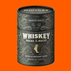 Geschenkset Whiskey Glas mit Socken - WHISKEY SOCKS ON THE ROCKS