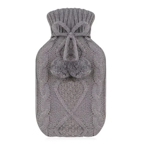 Geschenkset Winter Magic - Schaumbad & Wärmflasche mit Strickbezug