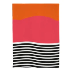 Geschirrtuch mit Motiv Color Blocks – Küchentuch bunt, 100% Baumwolle 50 x 70 cm