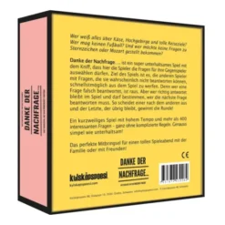 Gesellschaftsspiel Danke der Nachfrage