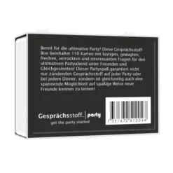 Gesellschaftsspiel Gesprächsstoff Party - Kartenspiel mit Fragen