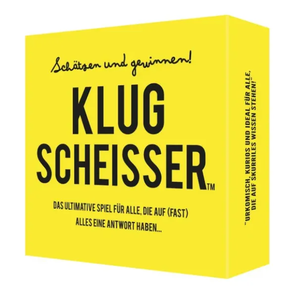 Gesellschaftsspiel Klugscheisser - Schätzen und Gewinnen!