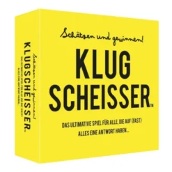 Gesellschaftsspiel Klugscheisser - Schätzen und Gewinnen!