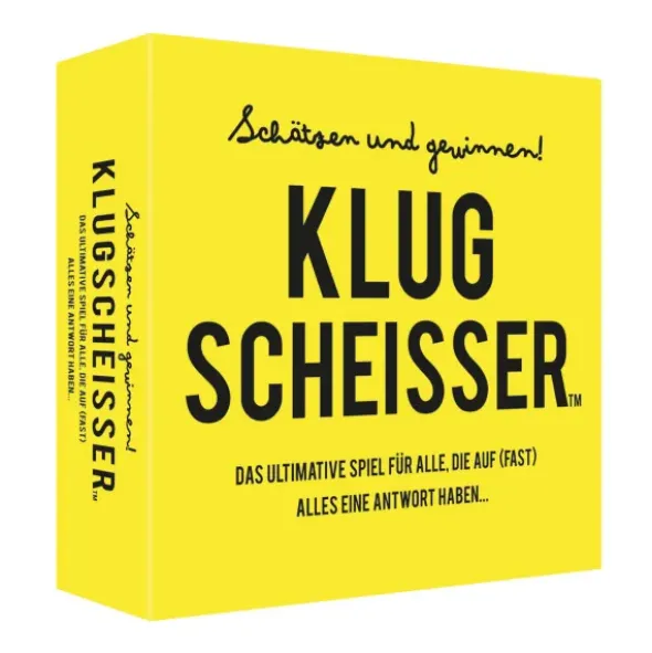 Gesellschaftsspiel Klugscheisser - Schätzen und Gewinnen!