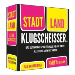 Gesellschaftsspiel - Stadt, Land, Klugscheisser - Party