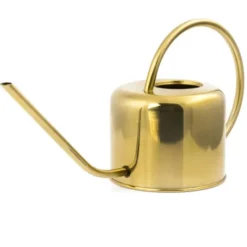 Gießkanne Edelstahl - Vintage Blumengießkanne 1,2 L