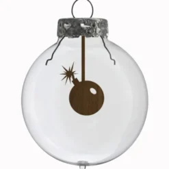Glaskugel / Weihnachtskugel Bombe