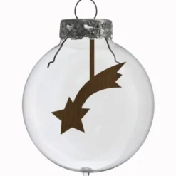 Glaskugel / Weihnachtskugel Sternschnuppe
