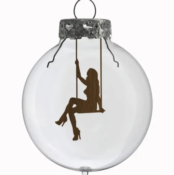Glaskugel / Weihnachtskugel Schaukel #1