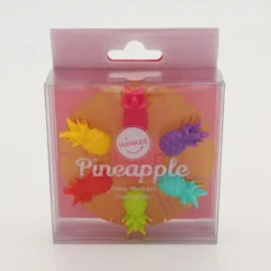 Glasmarker ANANAS 6 Stück - bunt