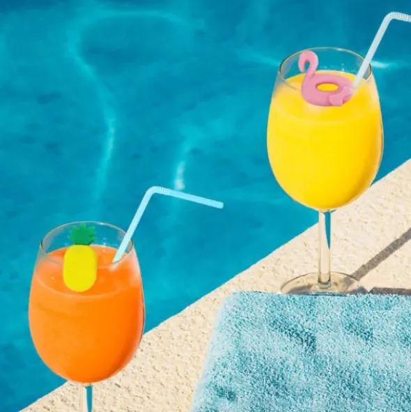 Glasmarker POOL PARTY 6 Stück - bunt