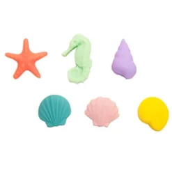 Glasmarker SEA SHELL 6 Stück - bunt