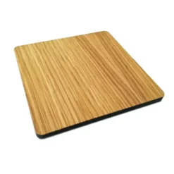Glasuntersetzer eckig aus Holz mit Filzboden, Eiche geölt