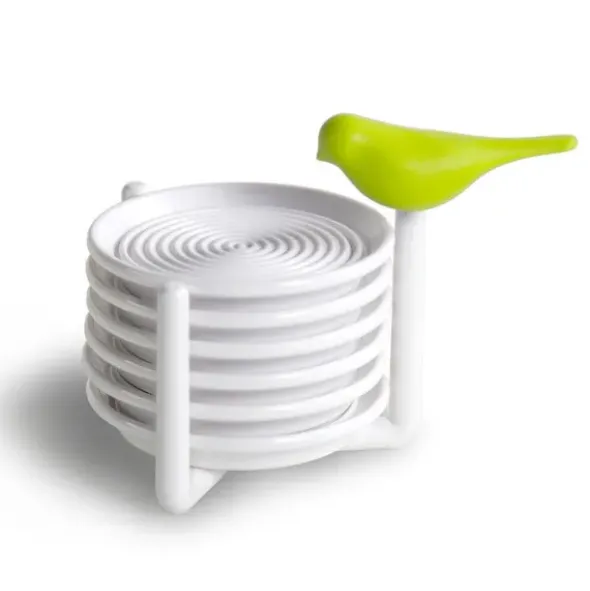 Glasuntersetzer 6er-Set SPARROW COASTER, grün