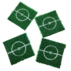 Glasuntersetzer Fußballfeld 4er Set - Kunststoff