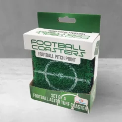 Glasuntersetzer Fußballfeld 4er Set - Kunststoff