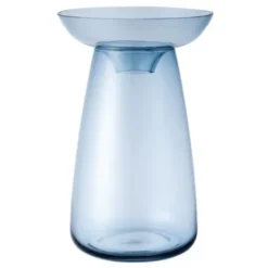 Glasvase für Ableger & Pflanzen – Aqua Culture Vase 20 cm blau