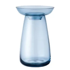 Glasvase für Ableger & Pflanzen – Aqua Culture Vase 13 cm blau
