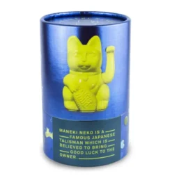 Glückskatze / Winkekatze DIVERSITY 80s glossy yellow