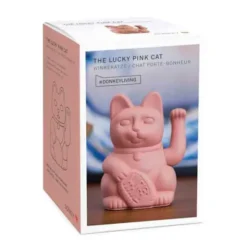 Glückskatze / Winkekatze muddy pink