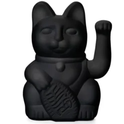 Glückskatze / Winkekatze schwarz