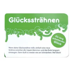 Glückssträhnen / Schachtel mit Fruchtgummischnüren