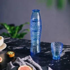 Gläserset Koifisch 4er-Set, blau